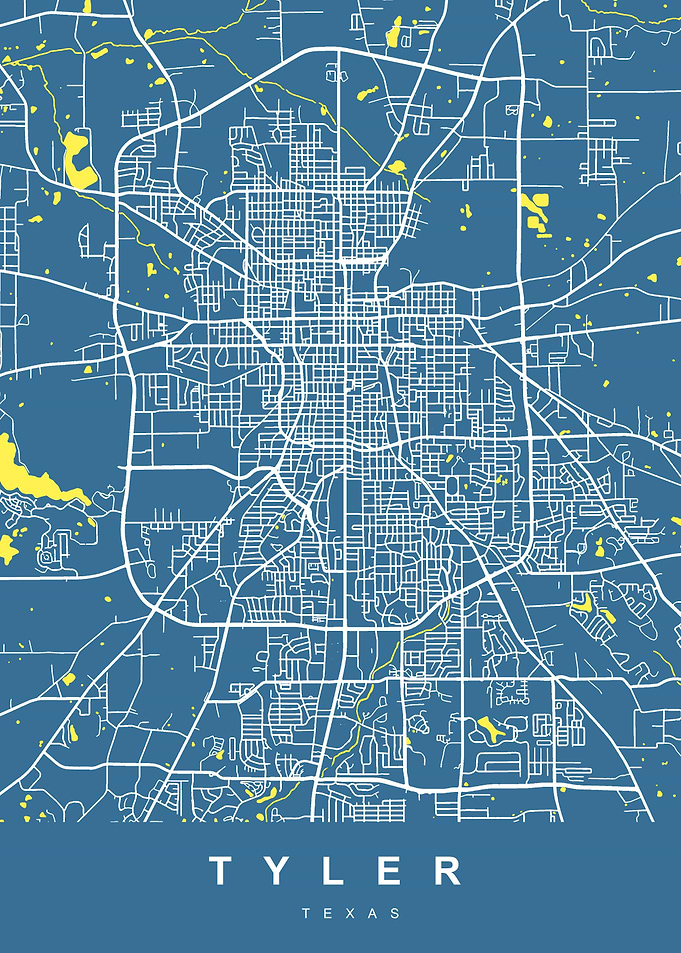 TYLER Art Map Texas