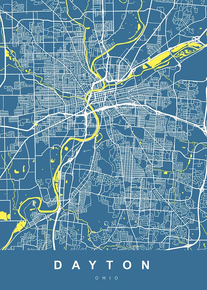 DAYTON Art Map Ohio