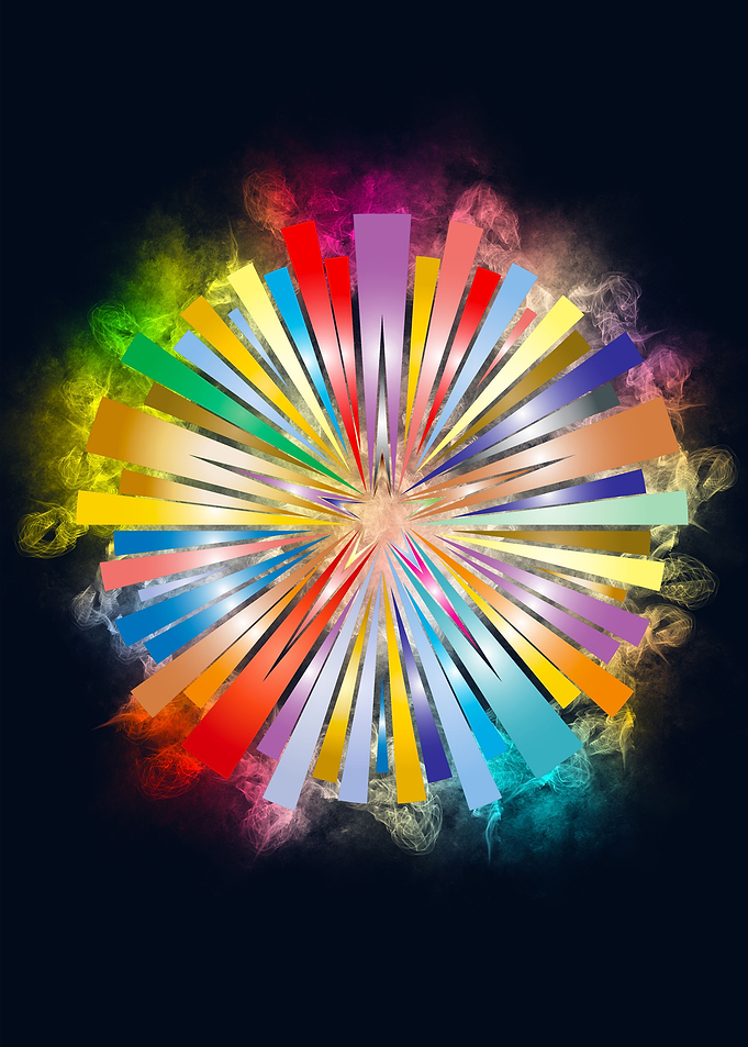Abstract Star smoke