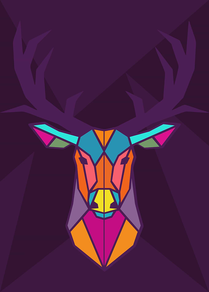 Geometric deer
