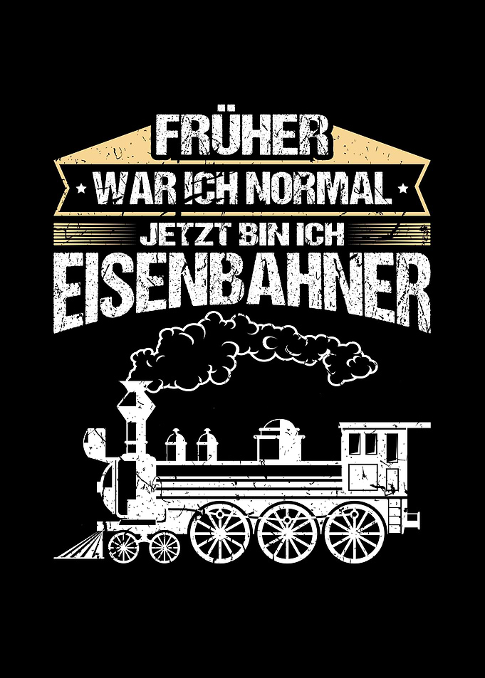 Eisenbahner Zug Lok