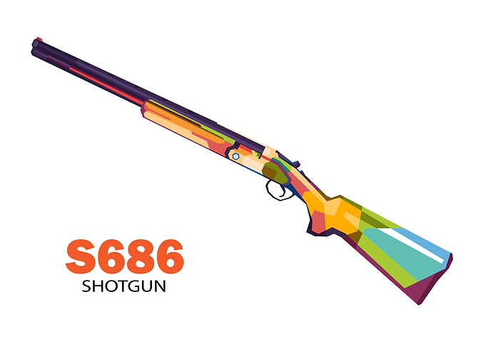 Shotgun S686 colorful