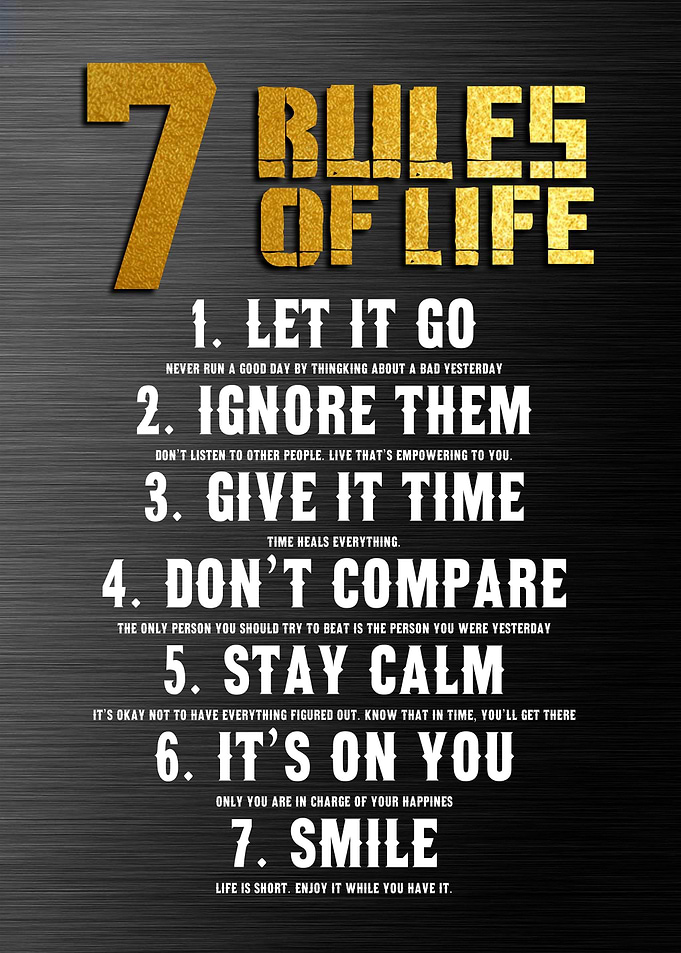 7 rules of life