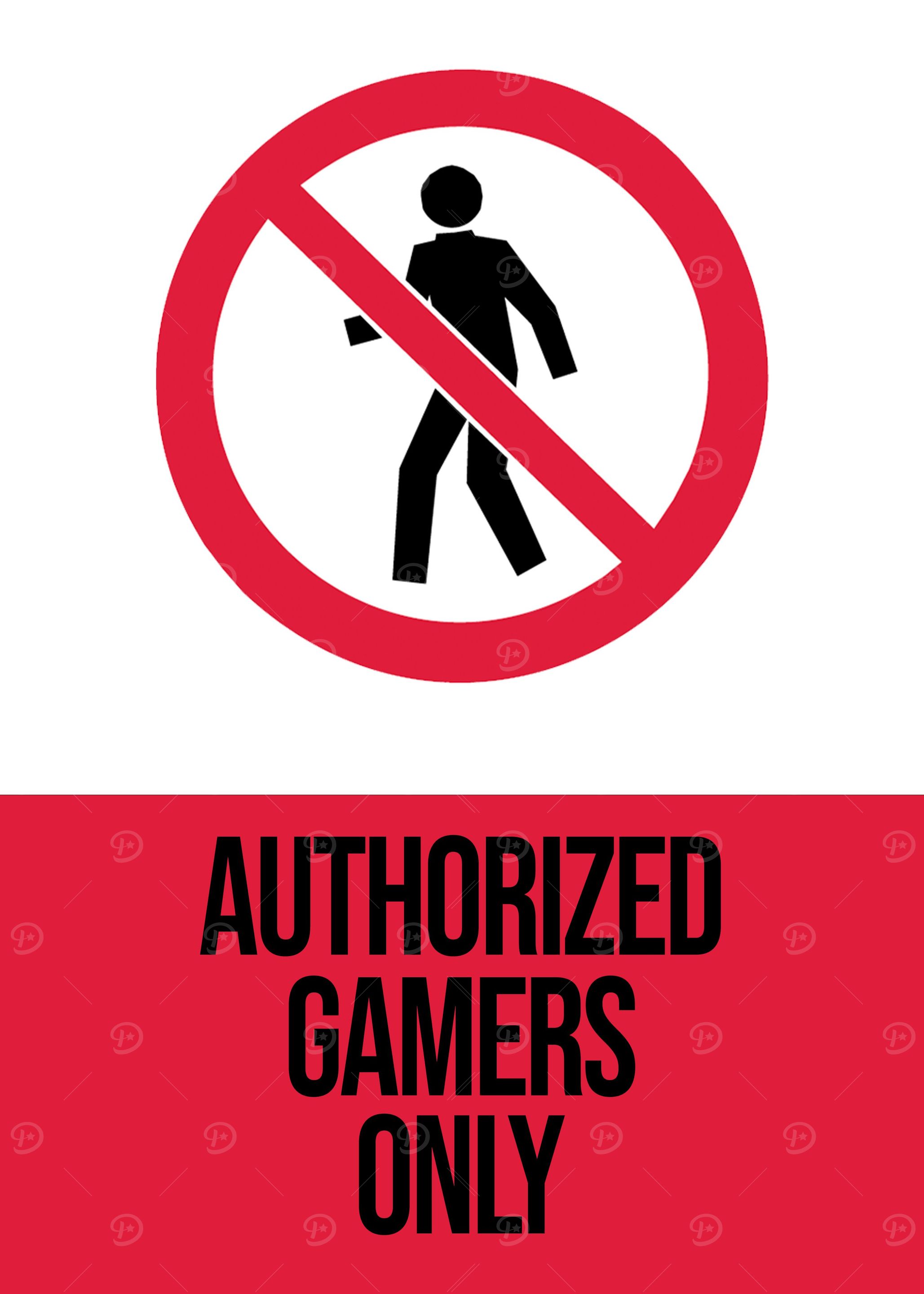Authorized Gamers Only