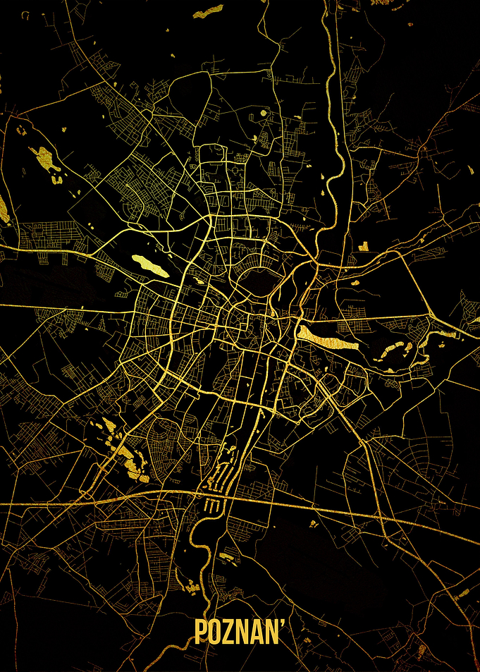 Poznan gold map
