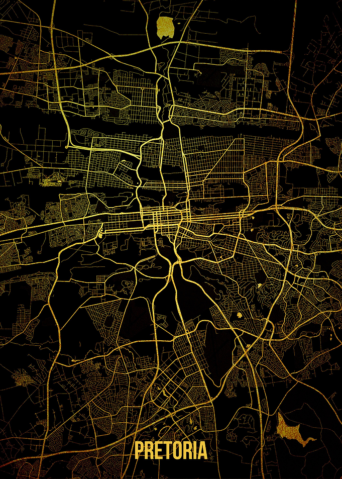 Pretoria gold map