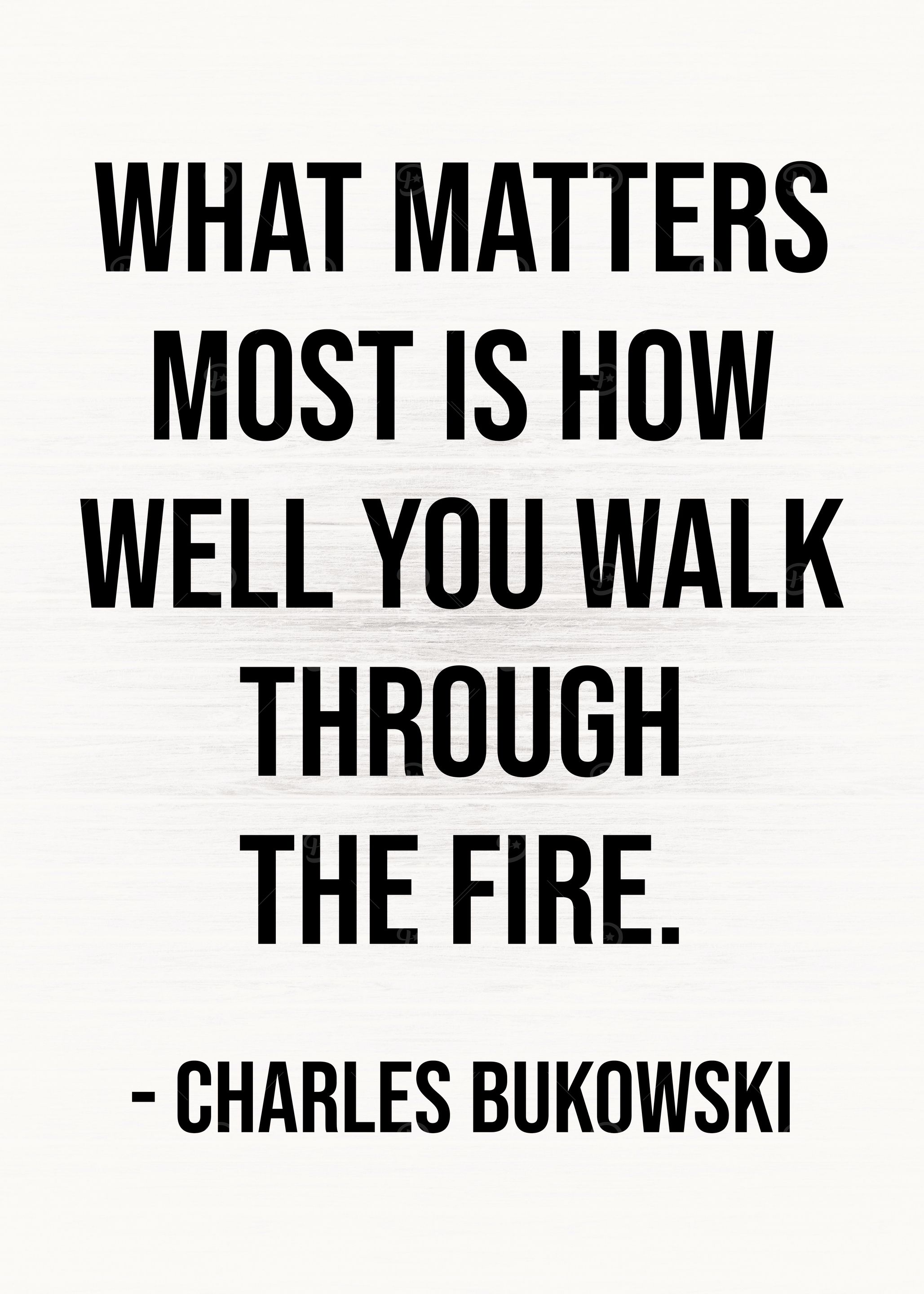 Walk Through The Fire