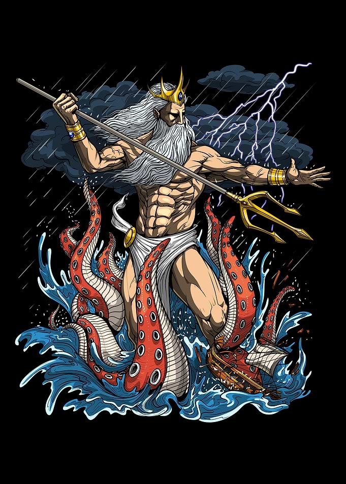 Ancient Greek God Poseidon