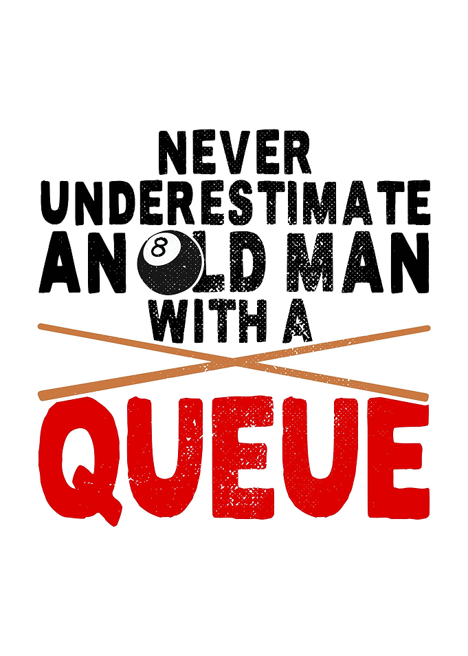 Old Man With A Queue