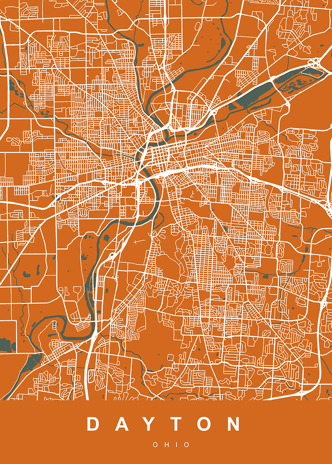 DAYTON Art Map Ohio