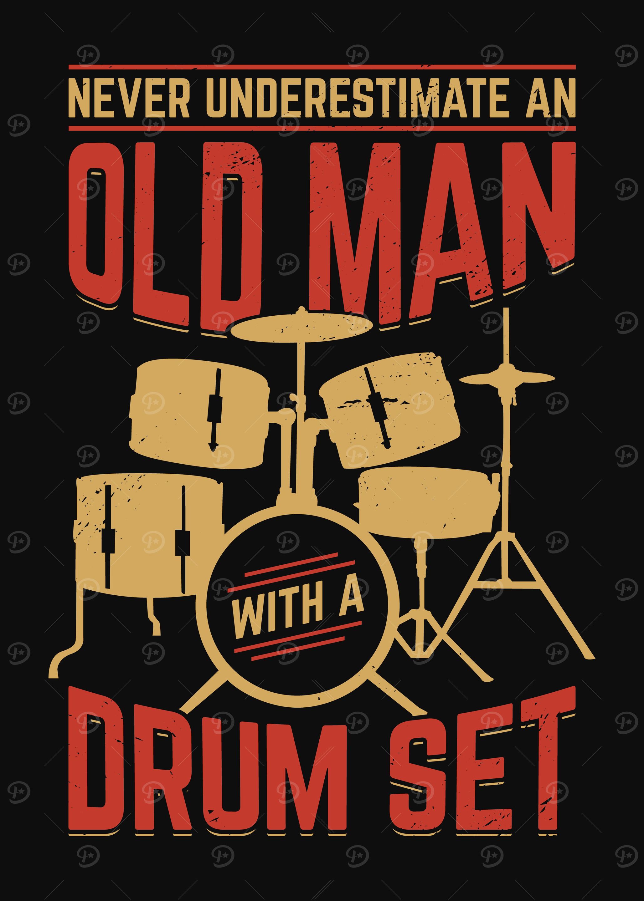 Old Man Drum Set Design