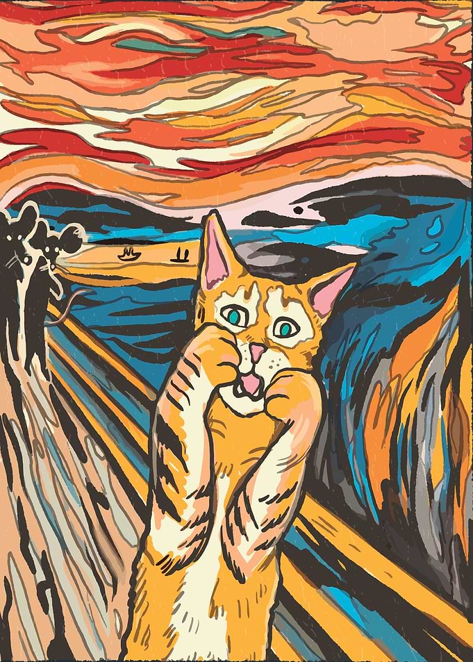 THE CAT SCREAM MUNCH
