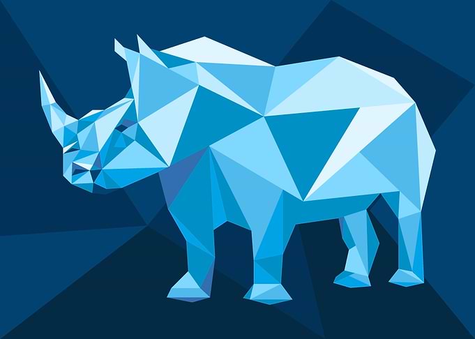 Rhino low poly