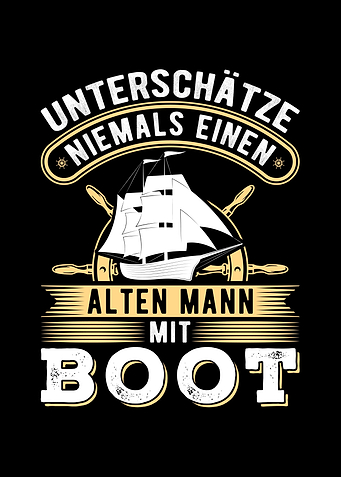 Alten Mann Boot Seemann