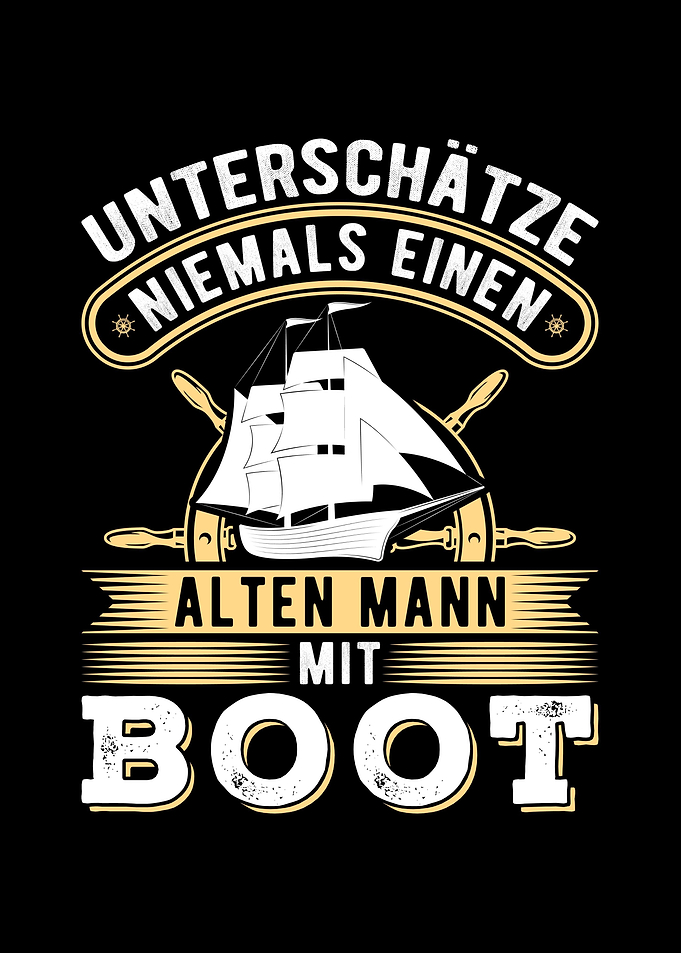 Alten Mann Boot Seemann