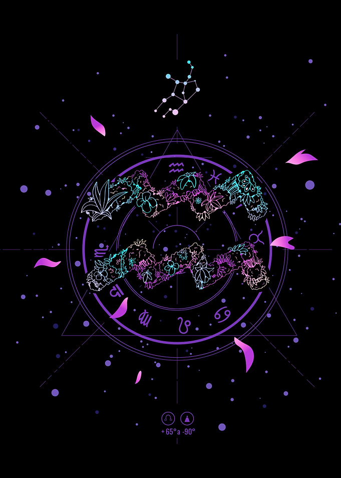 Zodiac Flower Aquarius