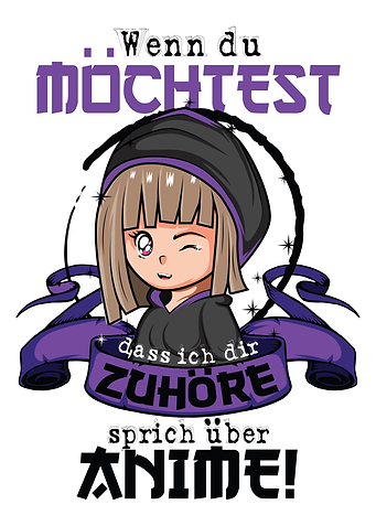 Witziger Anime Fan Spruch