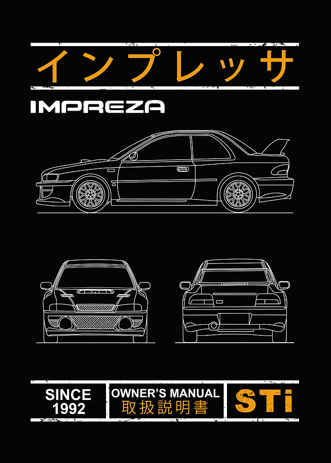 Blueprint of the Impreza