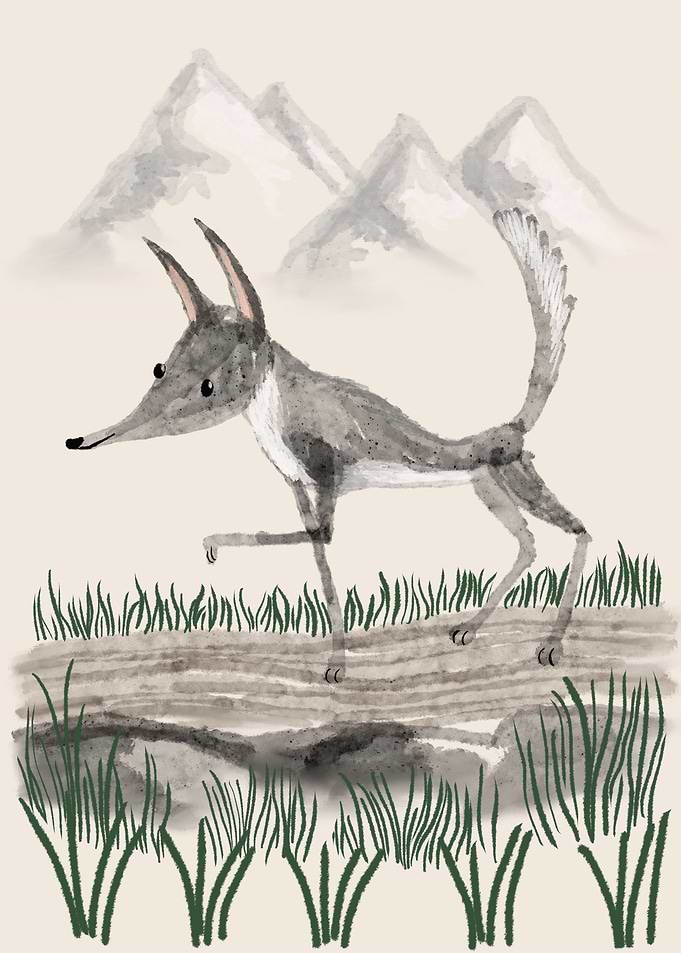 Gangly Timber Wolf