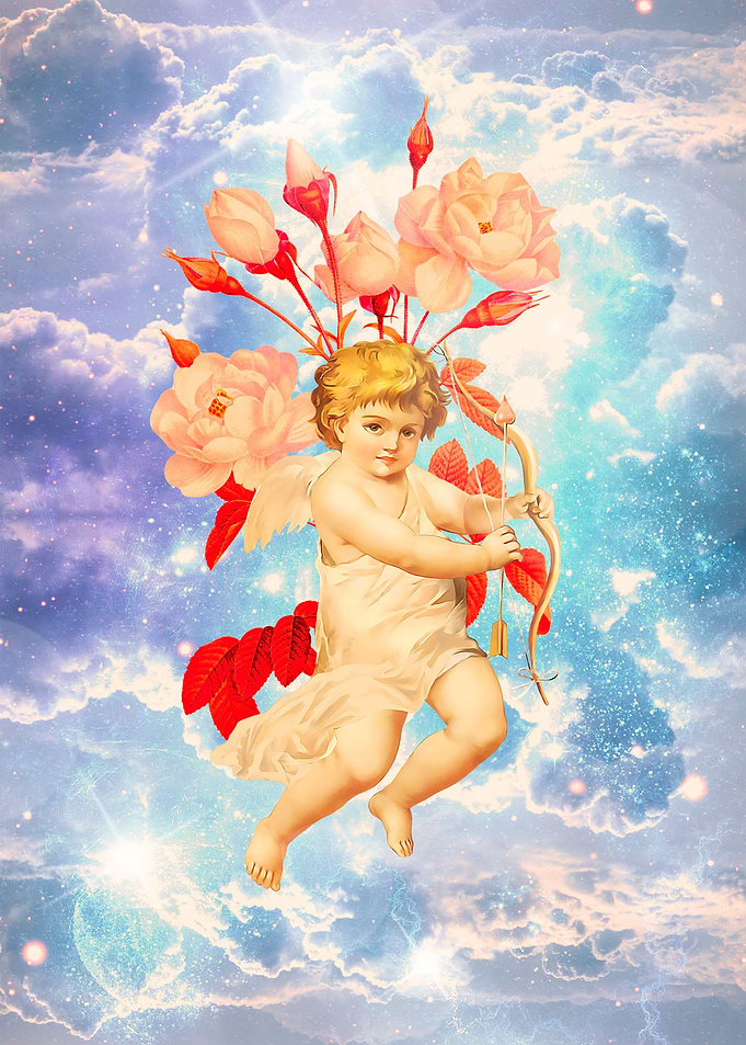 Cherub in the sky