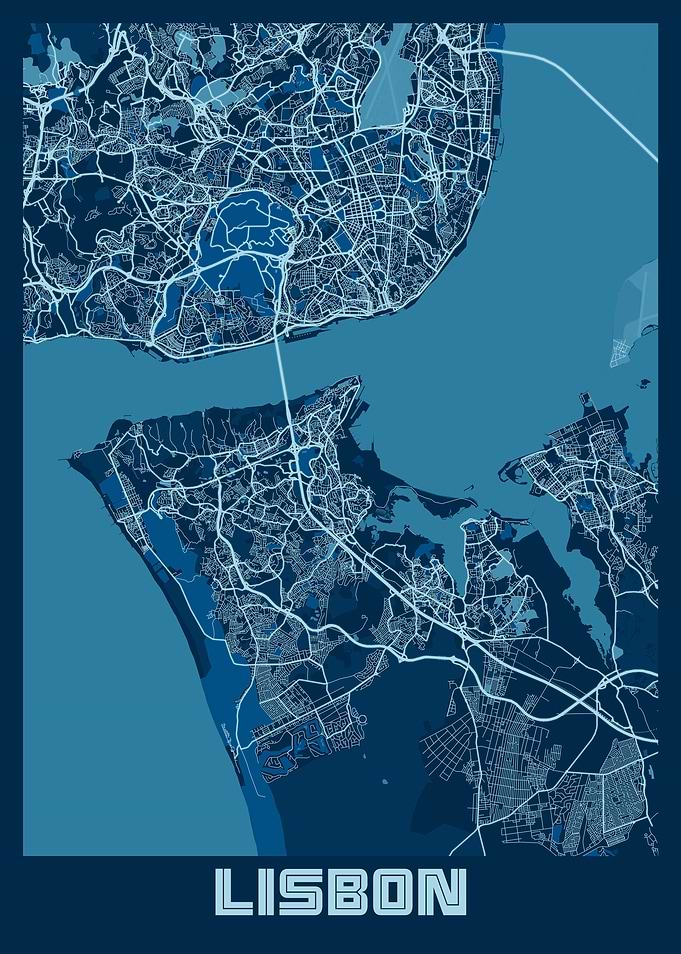 Lisbon Peace City Map