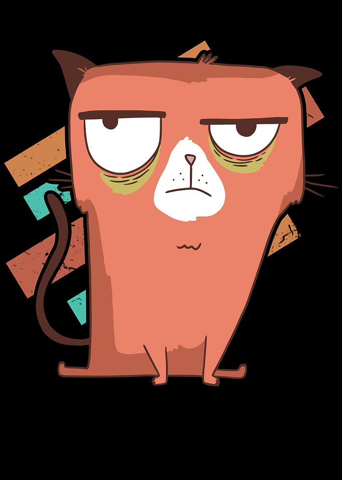 Annoyed Cat
