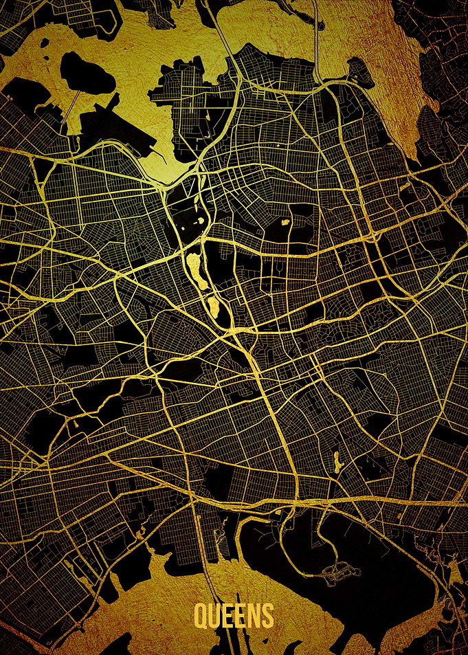 Queens gold map