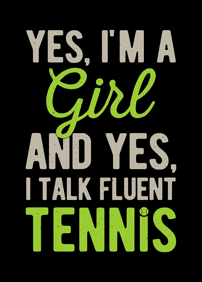 Funny Tennis Girl