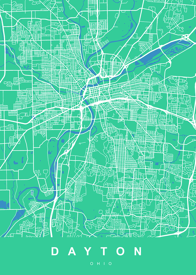 DAYTON Art Map Ohio