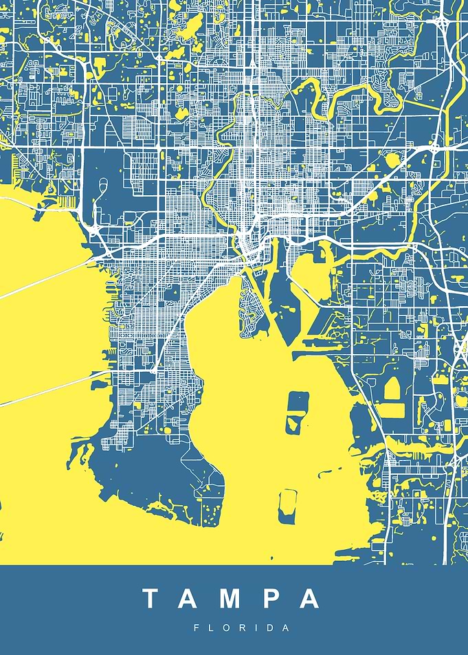 TAMPA Art Map Florida