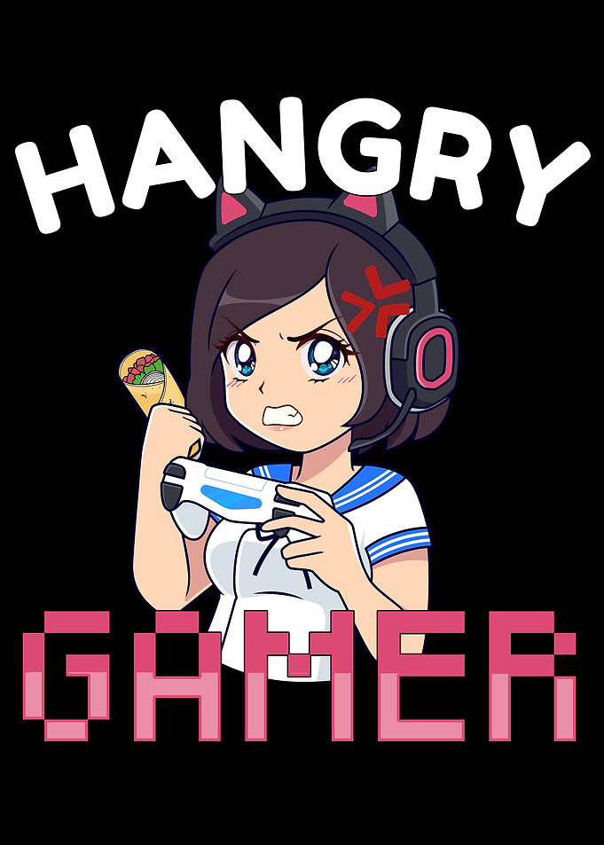 Hangry Anime Girl Gamer