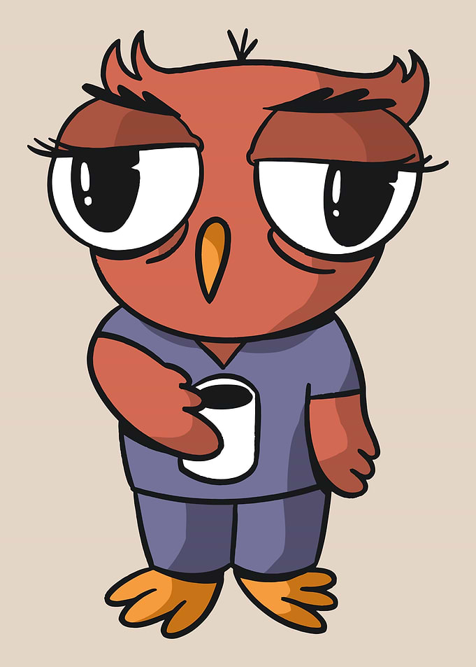 Owl and Coffee