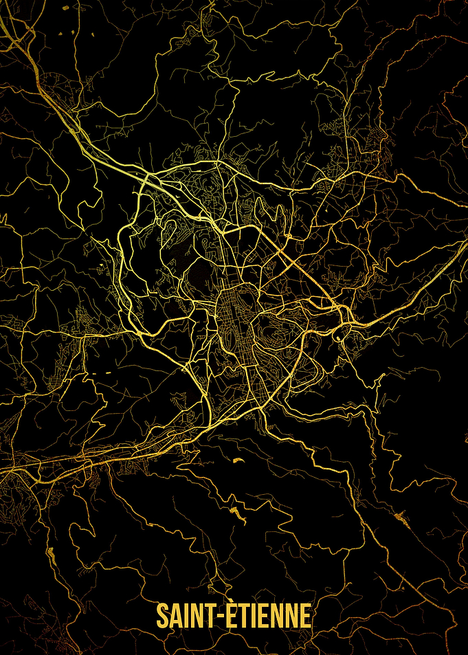 Saint Etienne gold map