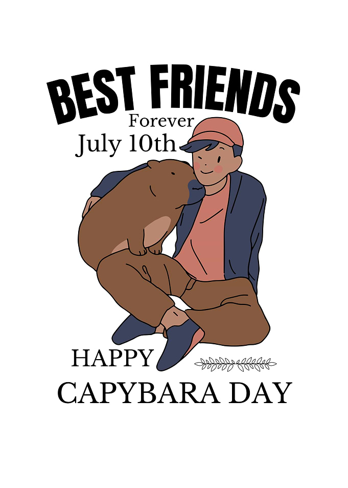 BEST FRIENDS CAPYBARA
