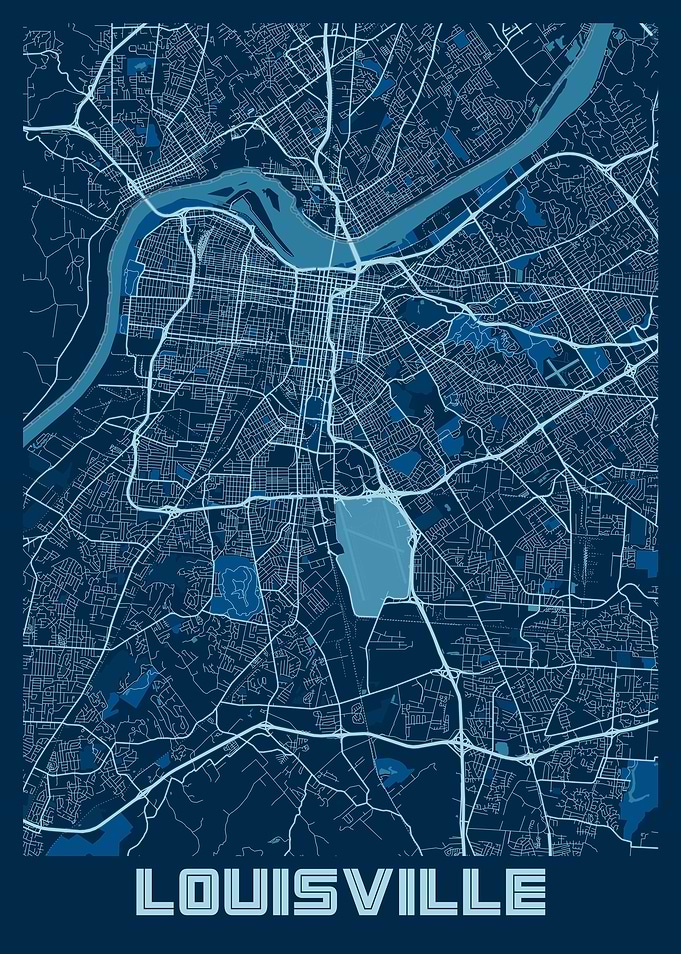 Louisville Peace City Map