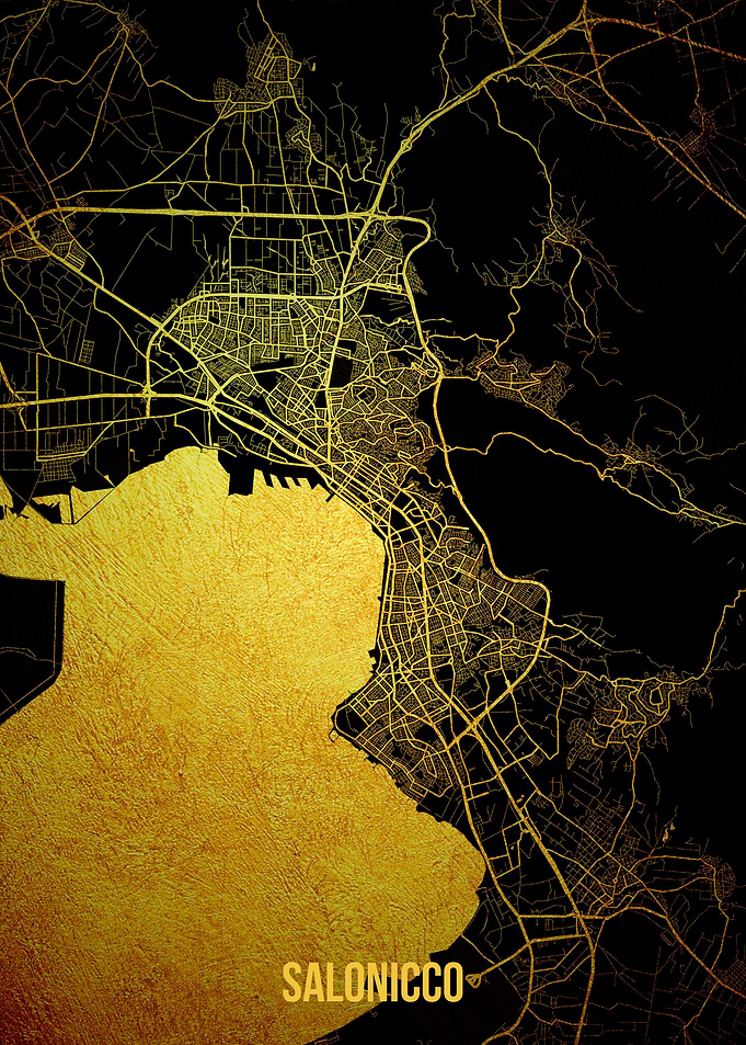 Salonicco gold map