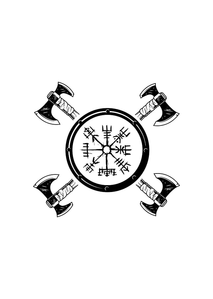 shield ax vegvisir