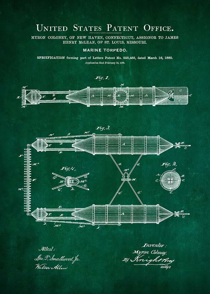 41 Marine Torpedo Patent