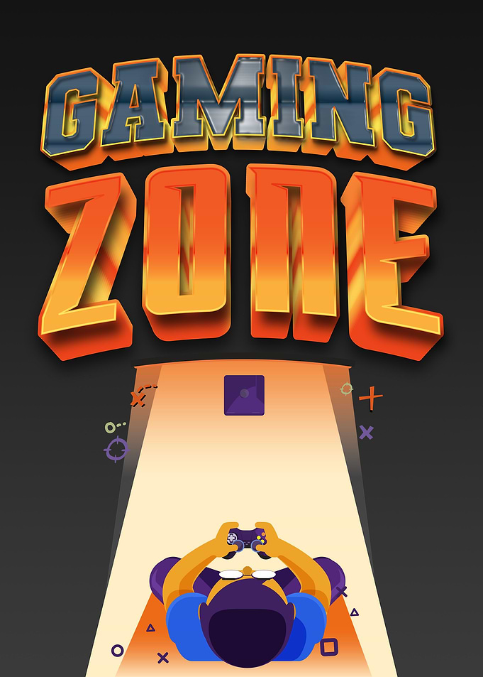 Video Gamer Gaming Zone