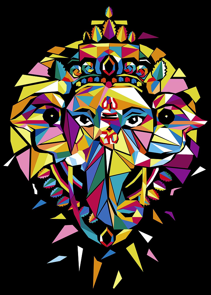 Shri ganesh low poly