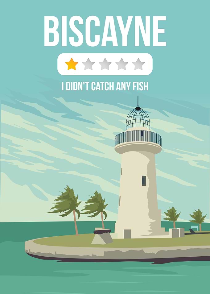 Biscayne Bad Review Art