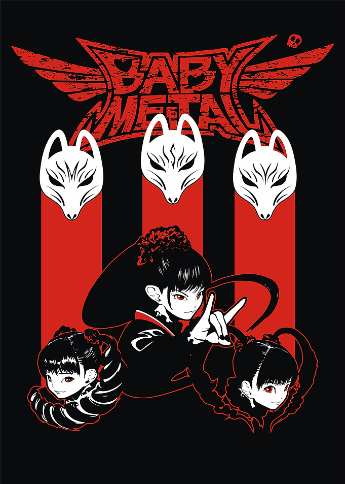 band metal characters