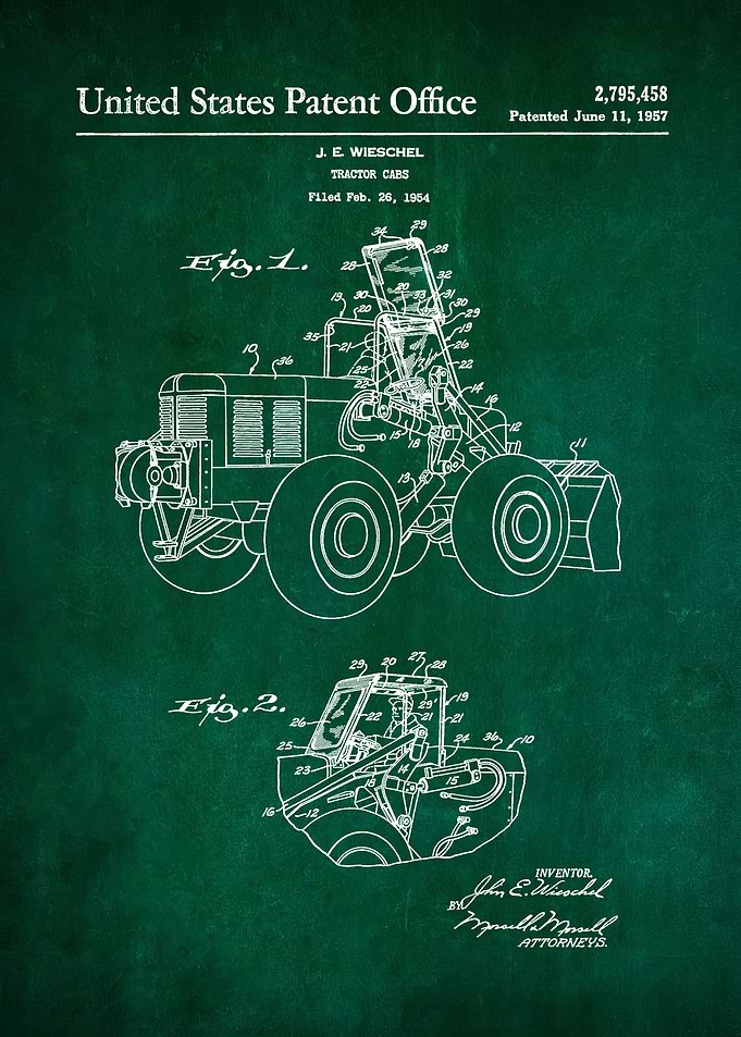 26 1957 Tractor Patent Pr