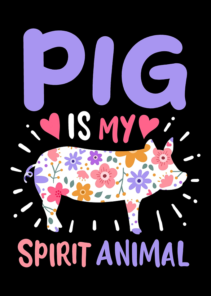 Pig Spirit Animal Pig Love