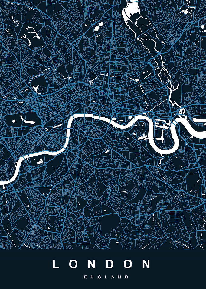 LONDON Art Map England