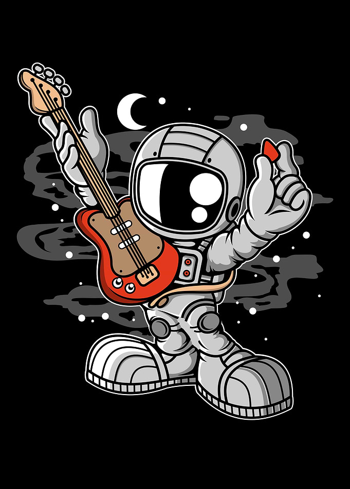 Astronaut Guitarist