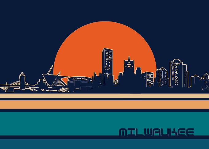 milwaukee skyline retro 5