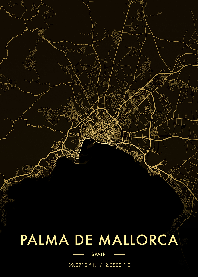 Palma de Mallorca City Map