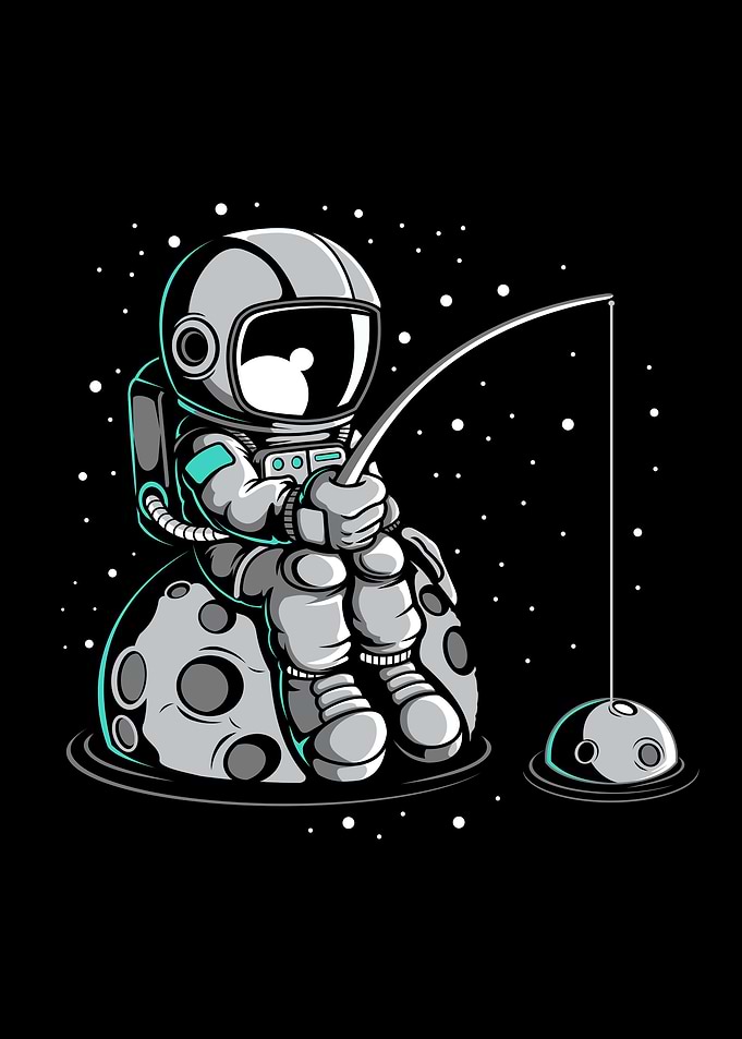 Astronaut Space Fishing