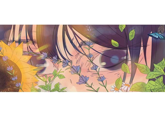 flowers eye